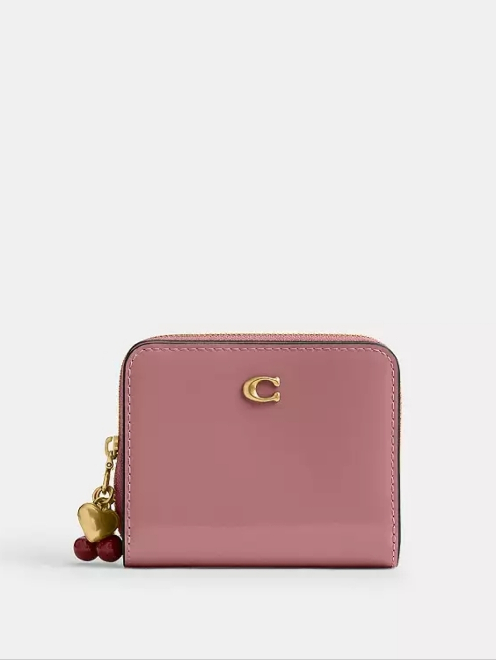 Coach Essential Billfold Wallet With Charms (peony pink) - Picture 2 of 11